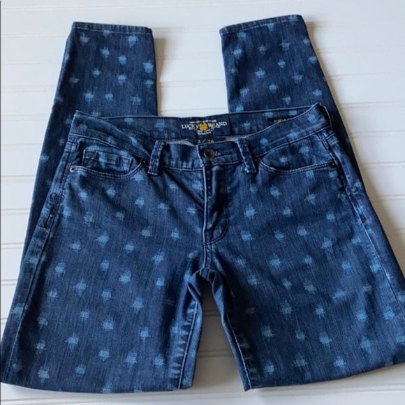 Lucky Brand Skinny Jeans Sofia Print - Picture 2 of 5